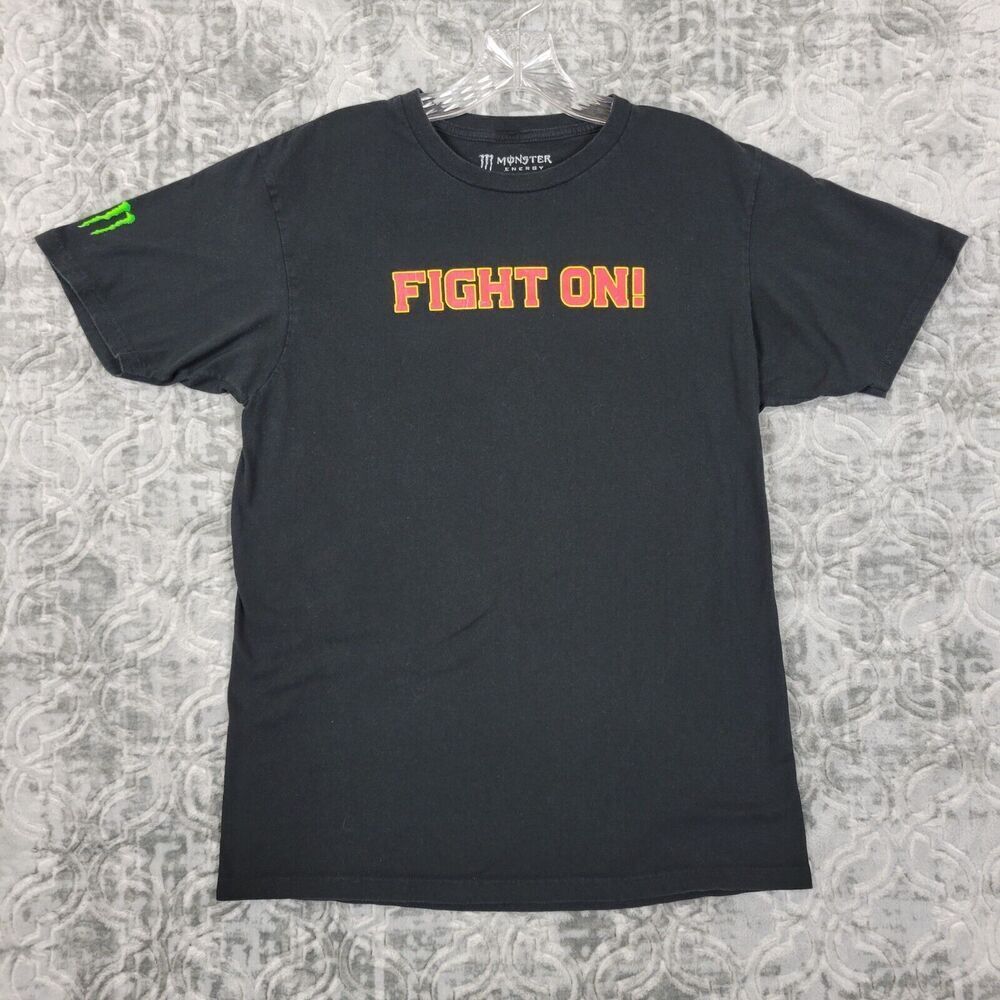 USC Trojans T-Shirt Mens Medium Black Fight On College NCAA Graphic Tee Monster